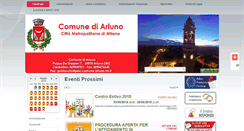 Desktop Screenshot of comune.arluno.mi.it